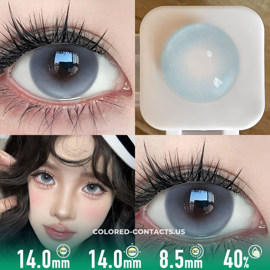 Celestial Tide Aqua Circle Contacts