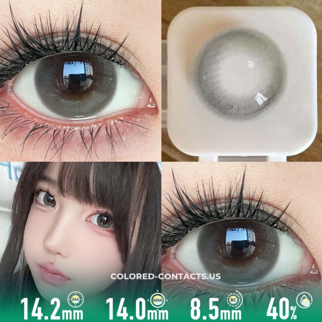 Ethereal Misty Pearl Grey Colored Contacts