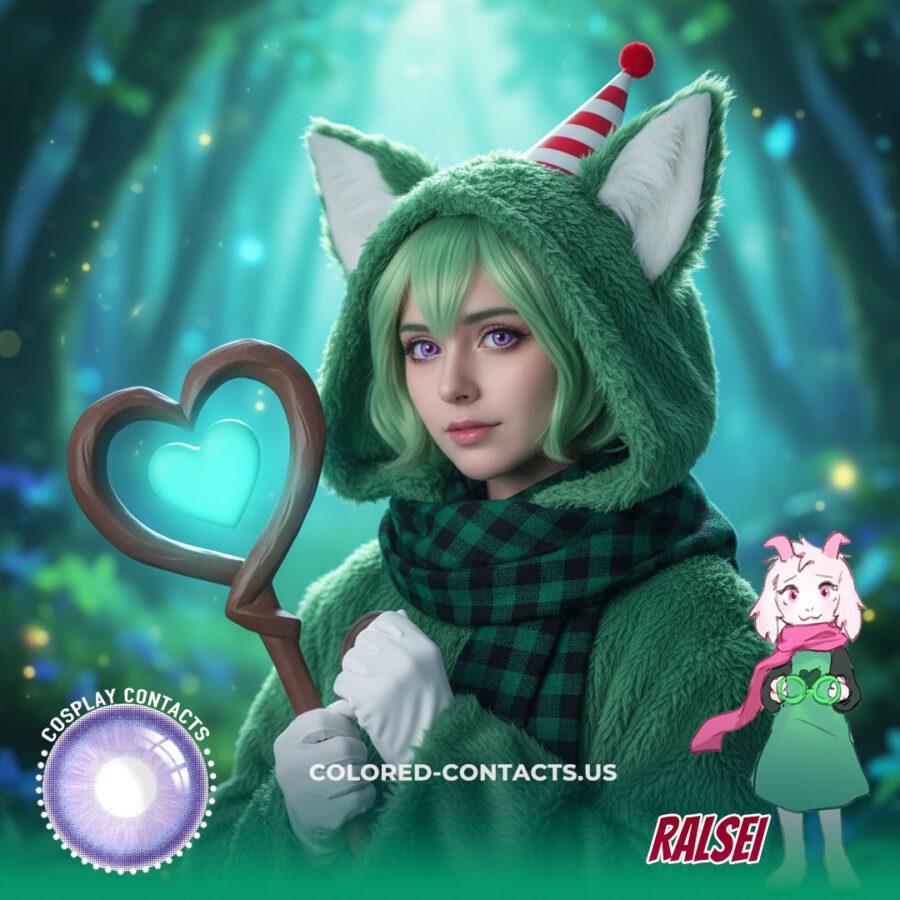 Ralsei Cosplay Contact Lenses