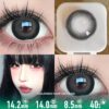 Starlight Obsidian Black Circle Contacts - Colored Contacts Starlight Obsidian Black Circle Contacts Premium Colored Contact Lenses