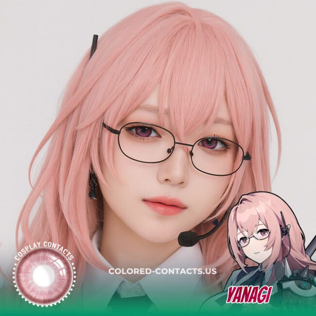 ZZZ Yanagi Cosplay Contact Lenses