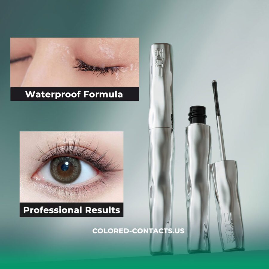 2Mm Precision Waterproof Mascara - Anti-Clump Long-Lasting Curl &Amp; Volume
