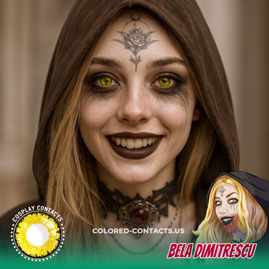 Bela Dimitrescu Cosplay Contact Lenses