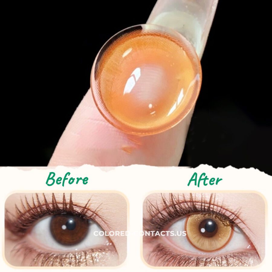 Caramel Dream Contact Lenses | 4-Lens Pack - Image 2