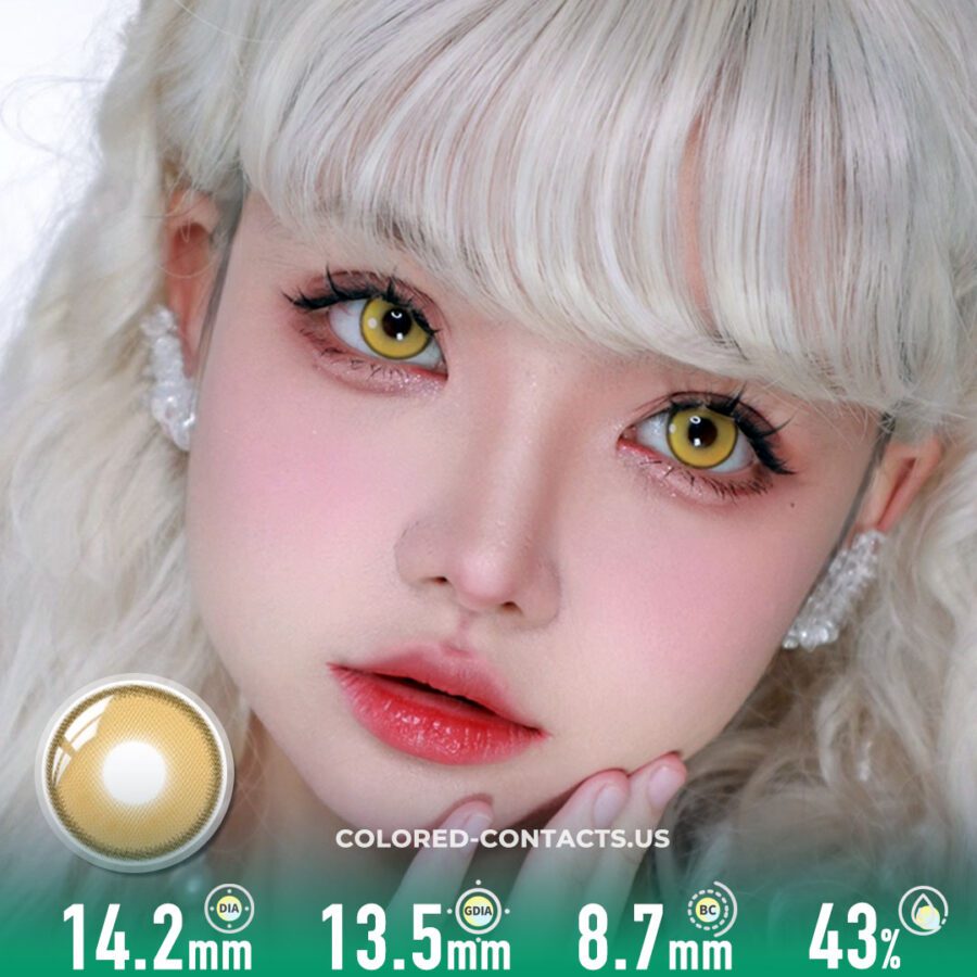 Champagne Shimmer Contact Lenses | 4-Lens Pack