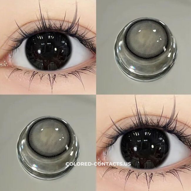 Charcoal Black &Quot;Little Black Bean&Quot; Daily Colored Contacts - 10 Lenses - Colored Contacts Charcoal Black &Quot;Little Black Bean&Quot; Daily Colored Contacts - 10 Lenses Premium Colored Contact Lenses
