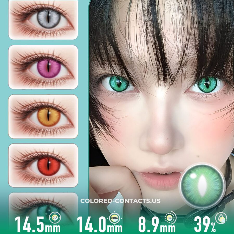 Emerald Dragon Jade Contact Lenses