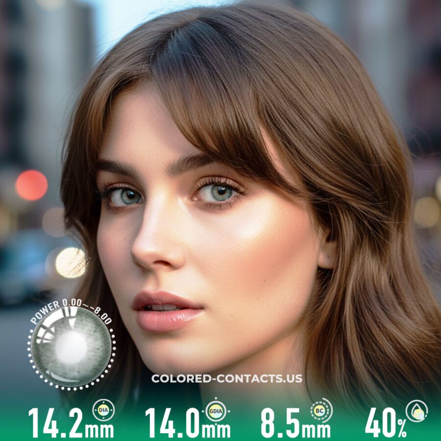 Enchanting Sage Green Contact Lens