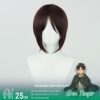 Eren Yeager Cosplay Wig - Colored Contacts Eren Yeager Cosplay Wig Premium Colored Contact Lenses
