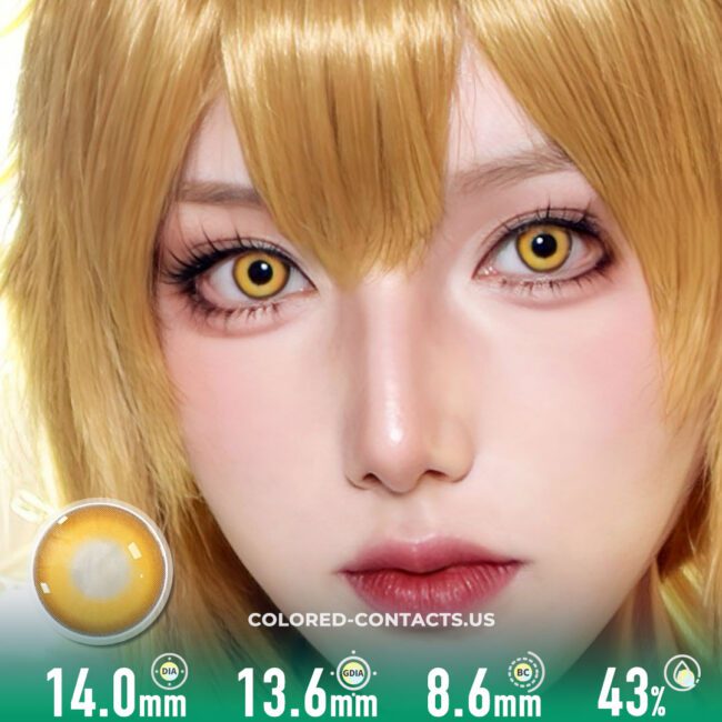 Golden Sunset Glow Contact Lenses | 4-Lens Pack