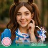Hishi Akebono Cosplay Contact Lenses - Colored Contacts Hishi Akebono Cosplay Contact Lenses Premium Colored Contact Lenses