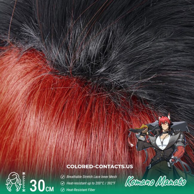 Komano Manato Cosplay Wig - Colored Contacts Komano Manato Cosplay Wig Premium Colored Contact Lenses