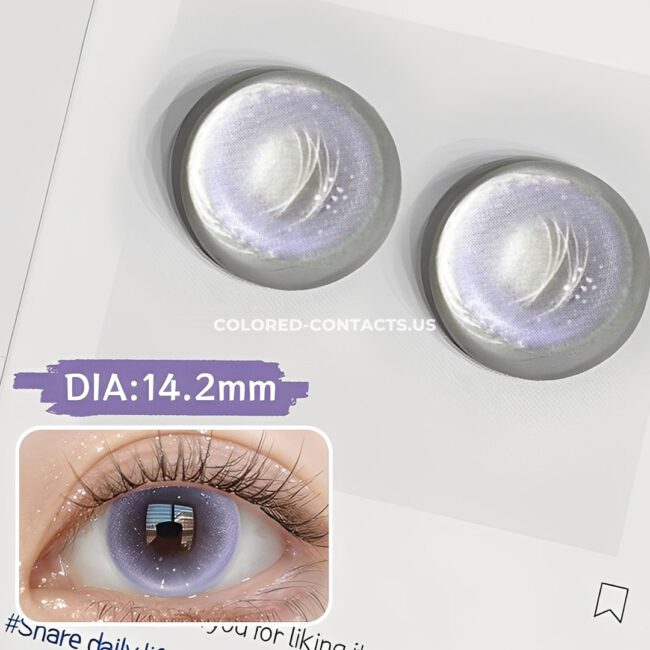 Lavender Dream Daily Colored Contacts - 10 Lenses Premium Colored Contact Lenses
