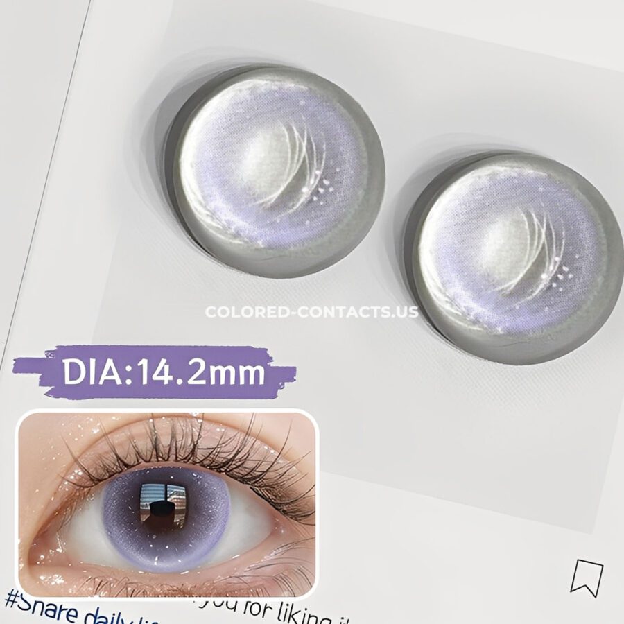 Lavender Dream Daily Colored Contacts - 10 Lenses - Image 2