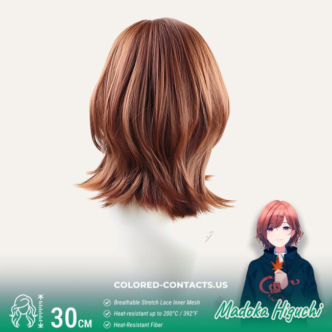 Madoka Higuchi Cosplay Wig - Colored Contacts Madoka Higuchi Cosplay Wig Premium Colored Contact Lenses