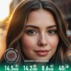 Milky Jewel Gray Contact Lens With Black Rim - Colored Contacts Milky Jewel Gray Contact Lens With Black Rim Premium Colored Contact Lenses