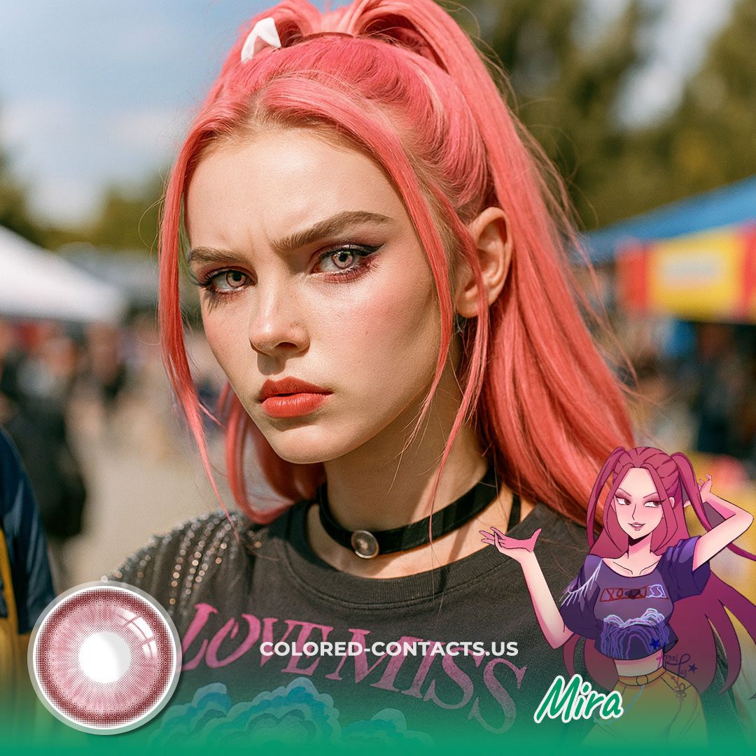 Kpop: Mira Cosplay Contact Lenses - Colored Contacts Kpop: Mira Cosplay Contact Lenses
