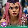Narciso Anasui Cosplay Purple Contact Lenses Premium Colored Contact Lenses