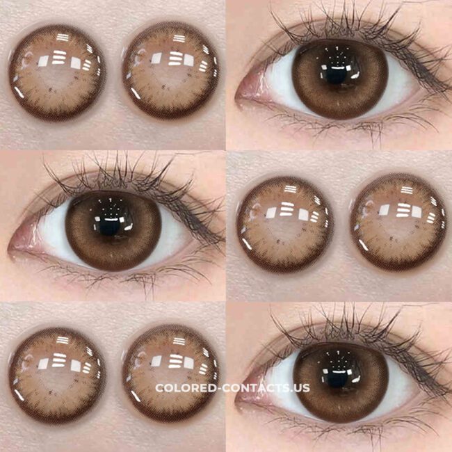 Natural Brown Tinted Contact Lenses - Colored Contacts Natural Brown Tinted Contact Lenses Premium Colored Contact Lenses