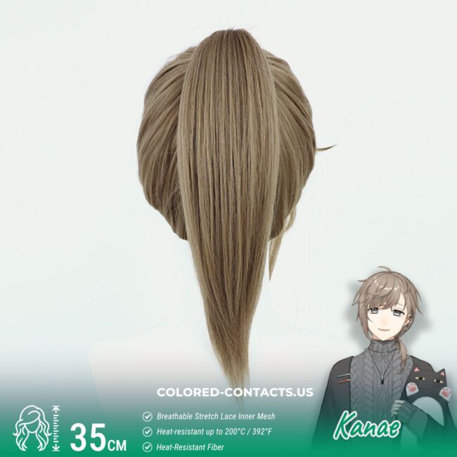 Nijisanji Kanae Cosplay Wig Premium Colored Contact Lenses