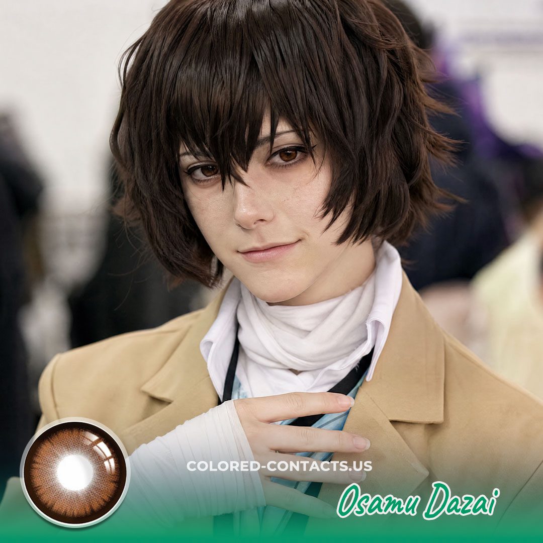 Osamu Dazai Cosplay Contact Lenses - Ccus Eyewear · Premium Colored Contacts Osamu Dazai Cosplay Contact Lenses