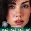 Premium Grey Circle Contact Lenses - Ccus | Premium Colored Contacts Premium Grey Circle Contact Lenses
