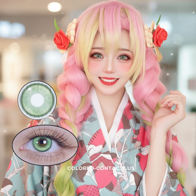 Radiant Ring Green Colored Contacts - Colored Contacts Radiant Ring Green Colored Contacts Premium Colored Contact Lenses