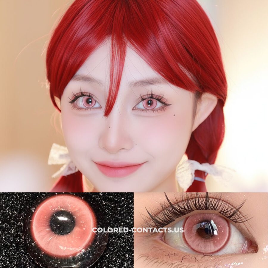 Radiant Ring Pink Colored Contacts - Image 2