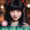 Radiant Ring Red Colored Contacts - Colored Contacts Radiant Ring Red Colored Contacts Premium Colored Contact Lenses