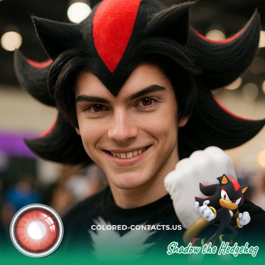 Shadow The Hedgehog Cosplay Contact Lenses