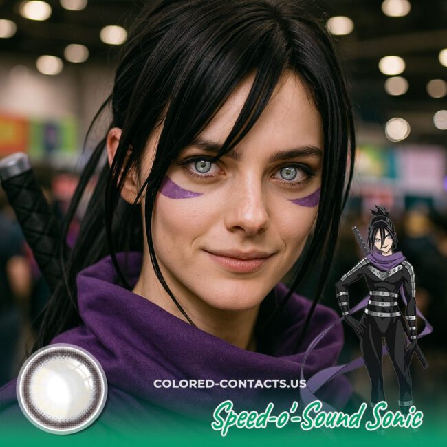 Speed-o'-Sound Sonic Cosplay Contact Lenses