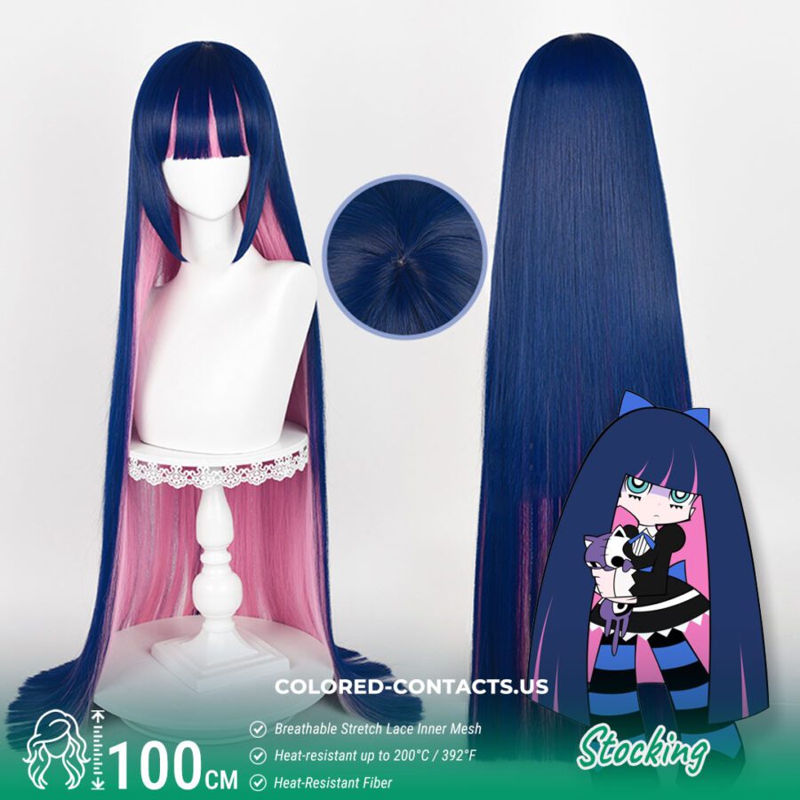 Panty &Amp; Stocking: Stocking Cosplay Wig