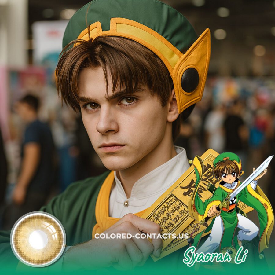 Syaoran Li Cosplay Contact Lenses - Brown Magic Contacts