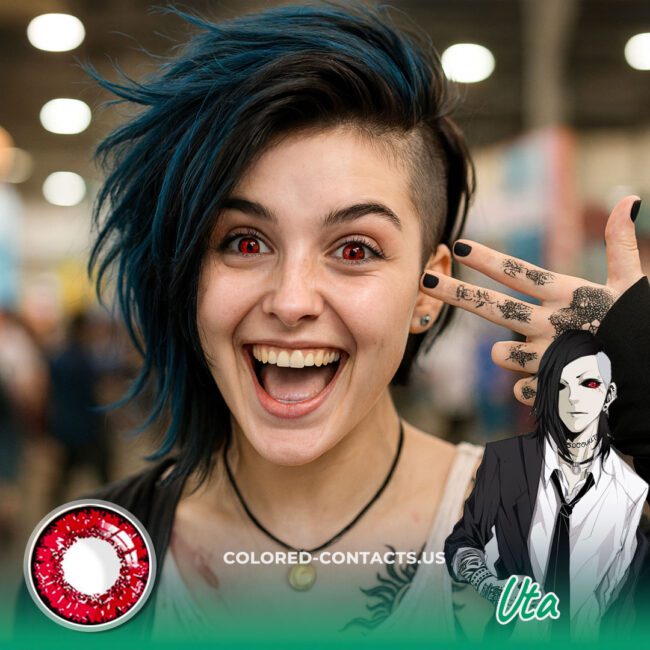 Tokyo Ghoul: Uta Cosplay Red Contact Lenses