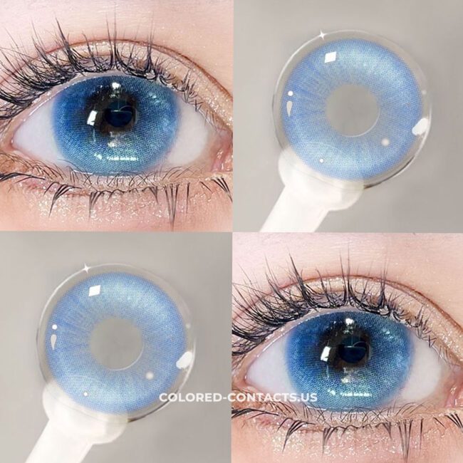 Vivid Ocean Blue Contact Lens Premium Colored Contact Lenses