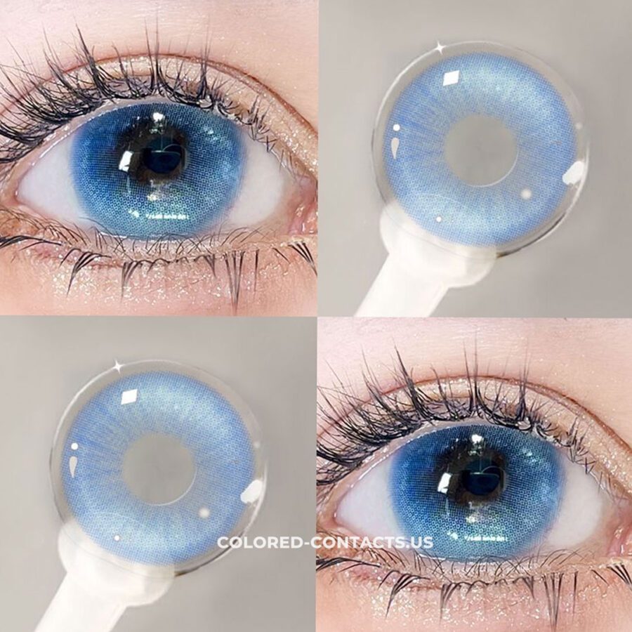 Vivid Ocean Blue Contact Lens - Image 2