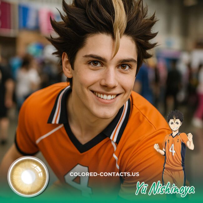 Yū Nishinoya Cosplay Contact Lenses