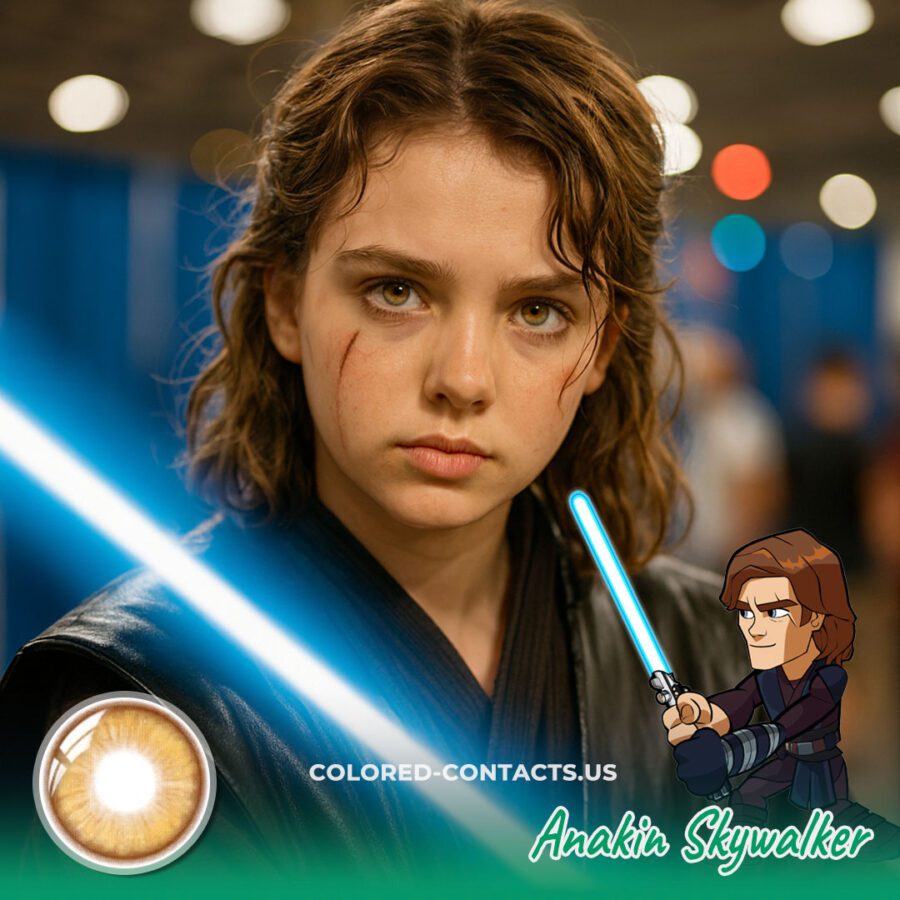Anakin Skywalker Cosplay Contact Lenses  | 4-Piece Set