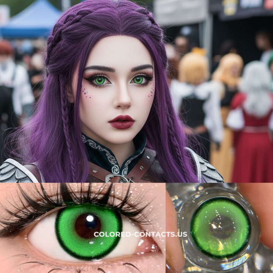 Aqua Grape Contact Lenses | 4-Lens Pack - Image 2