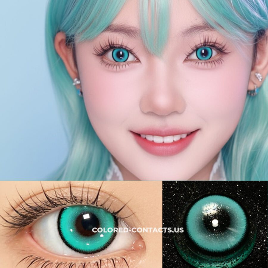 Aqua Mint Contact Lenses | 4-Lens Pack - Image 2