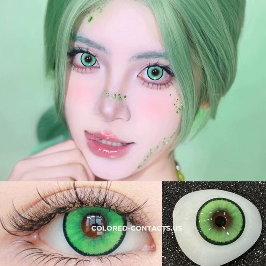 Aurora Meadow Green Contacts | 4-Lens Pack - Image 2