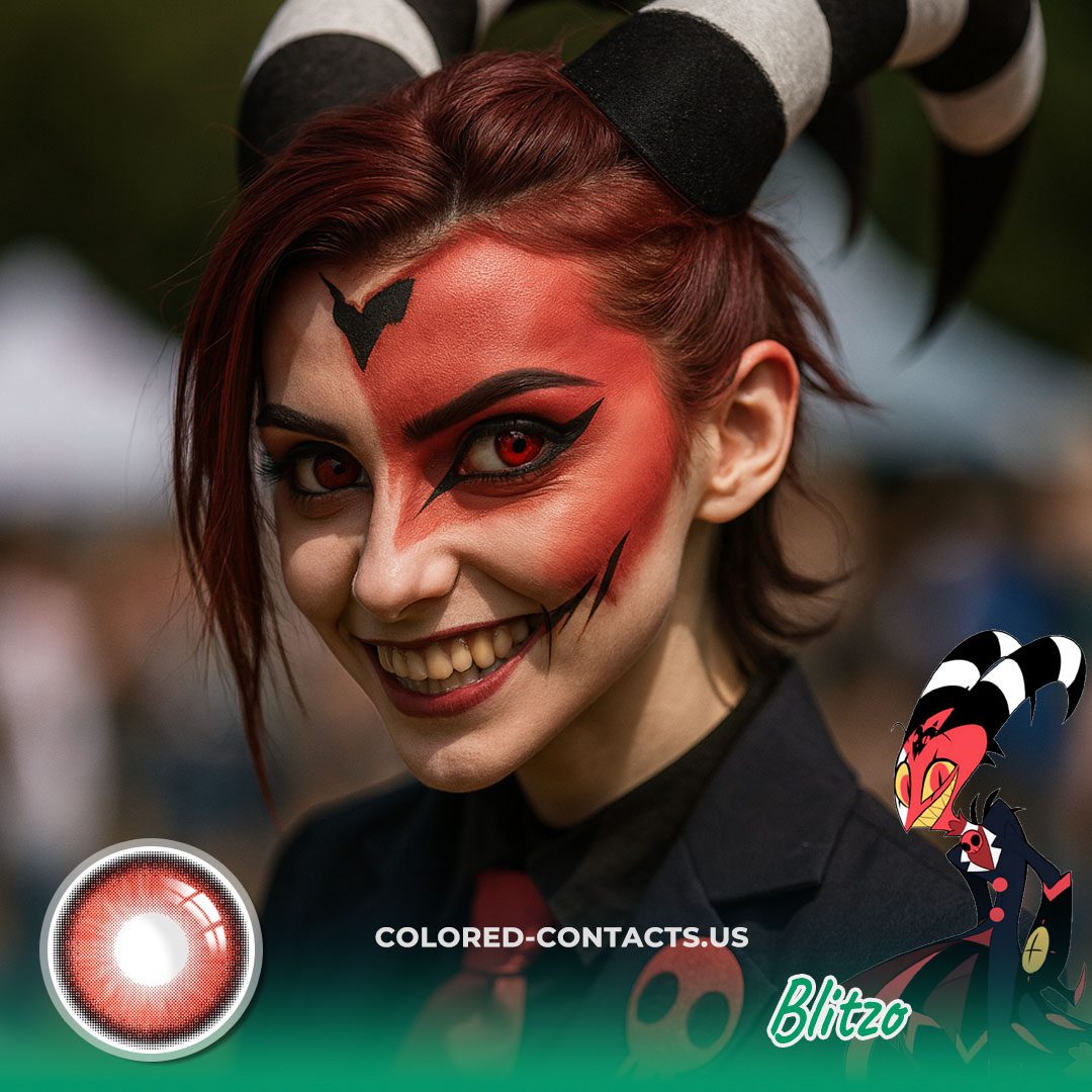 Hb: Blitzo Cosplay Contact Lenses - Colored Contacts Hb: Blitzo Cosplay Contact Lenses