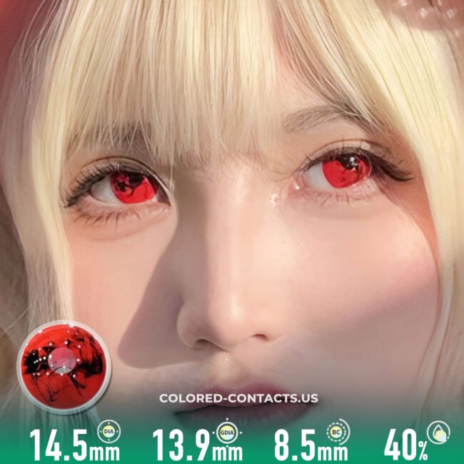Blood Curse Red Crazy Lenses | 4-Lens Pack
