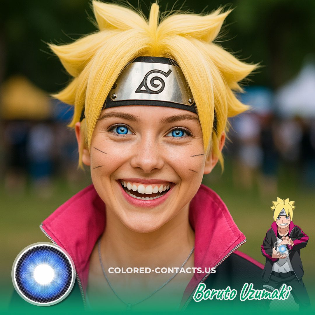Boruto Uzumaki Cosplay Contact Lenses - Ccus | Premium Colored Contacts Boruto Uzumaki Cosplay Contact Lenses