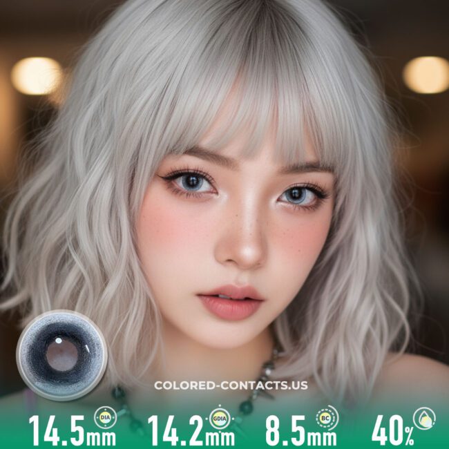 Celestial Storm Gray Colored Contacts | 4-Lens Pack