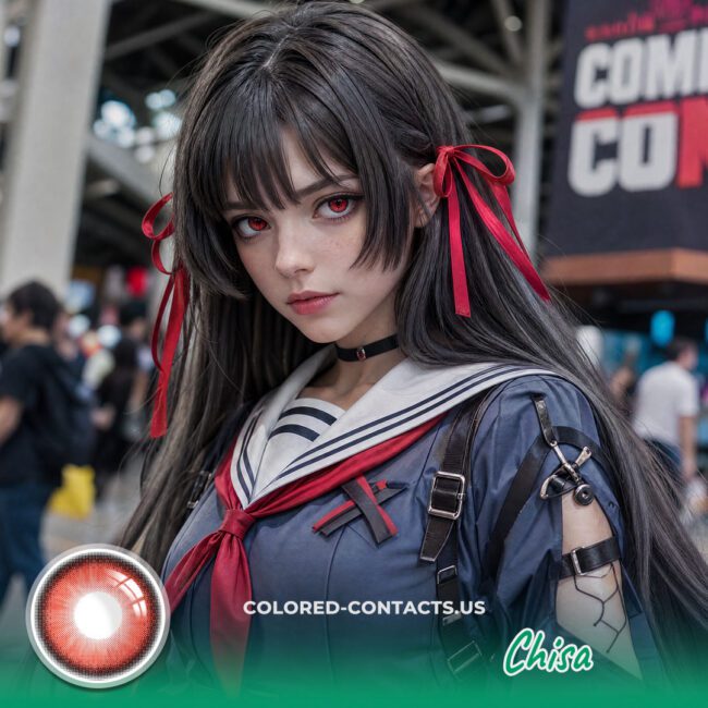 WuWa : Chisa Cosplay Contact Lenses