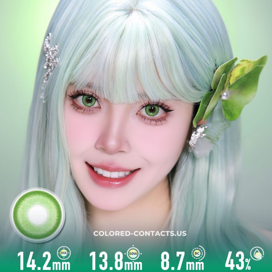 Emerald Jewel Green Contacts | 4-Lens Pack