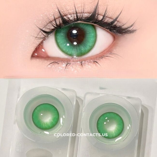 Emerald Radiance Green Contacts | 4-Lens Pack - Colored Contacts Emerald Radiance Green Contacts | 4-Lens Pack Premium Colored Contact Lenses