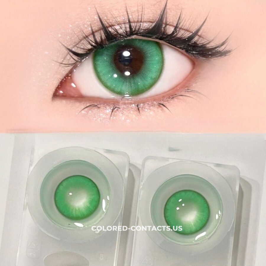 Emerald Radiance Green Contacts | 4-Lens Pack - Image 2