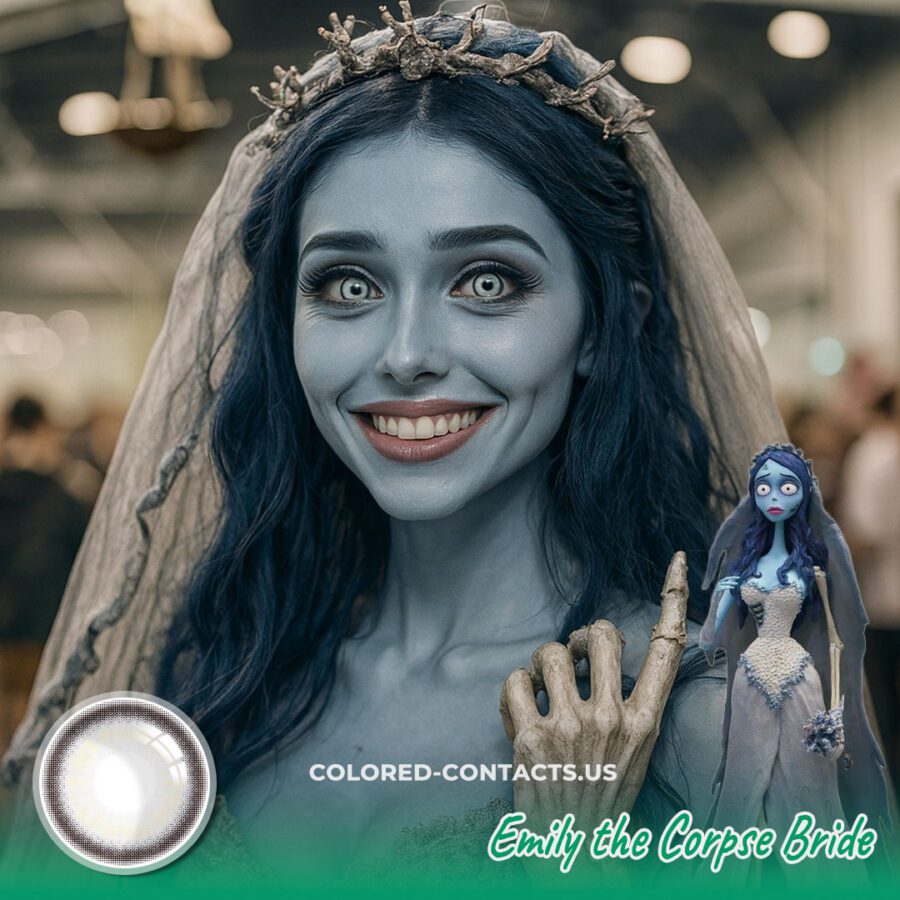 Emily The Corpse Bride Cosplay Contact Lenses